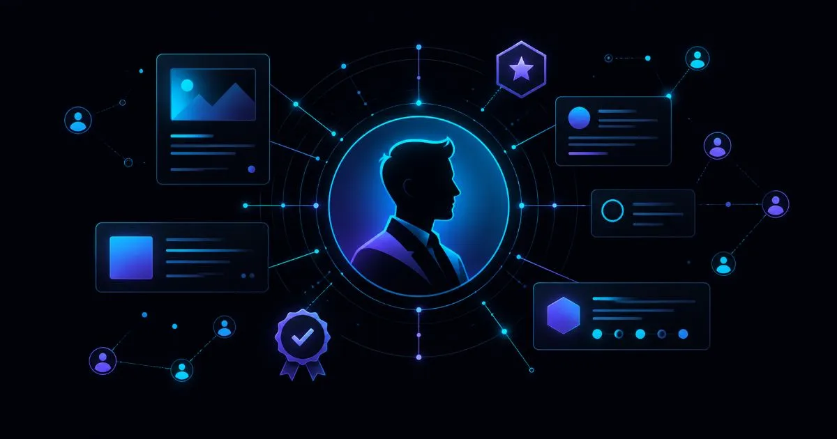 Personal branding LinkedIn 2026 — profilo professionale ottimizzato con metriche di engagement
